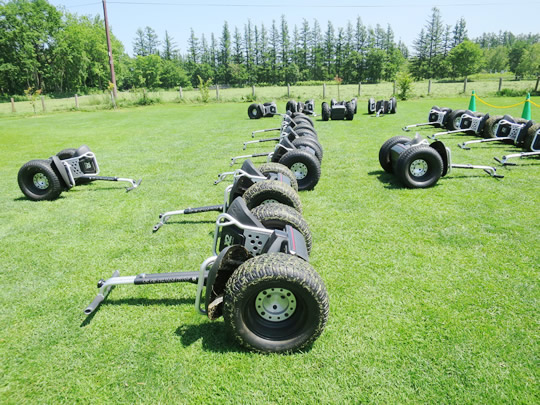 出発前のセグウェイ